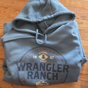 Wrangler Ranch Rugged Blue Hoodie